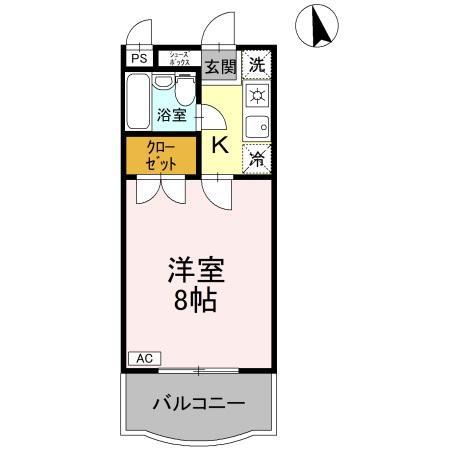 サンハイツ沖浜 間取り