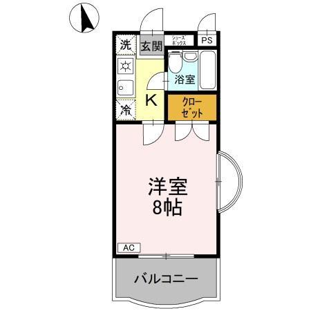 サンハイツ沖浜 間取り