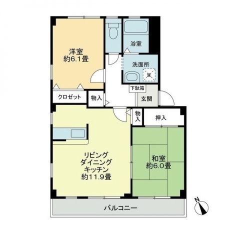 フォブールソレイユ 間取り