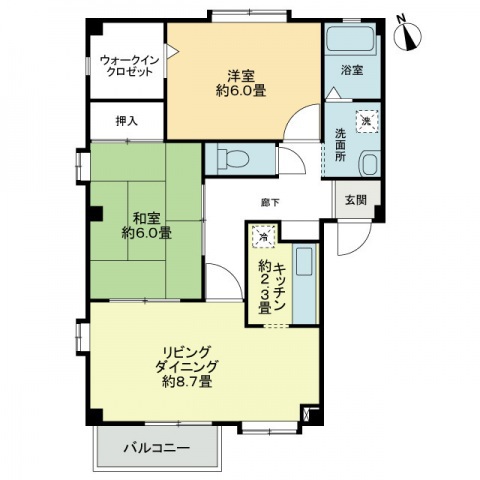 フォブール西須賀 間取り