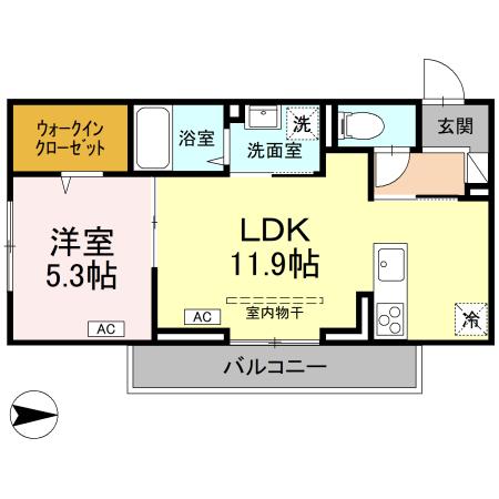 アーバンライフヒロ沖浜 間取り