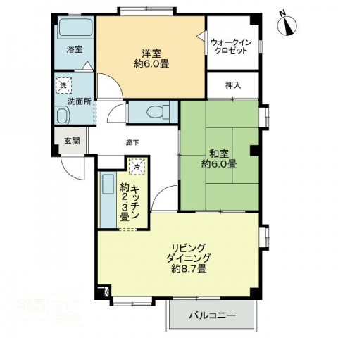フォブール西須賀 間取り