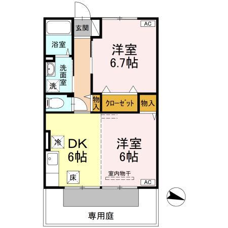 コート・セジュールなかがわ 間取り