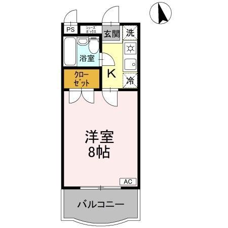 サンハイツ沖浜 間取り