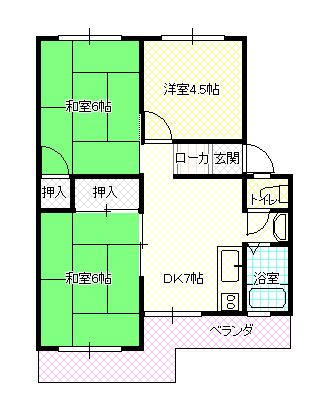 武智マンション 間取り