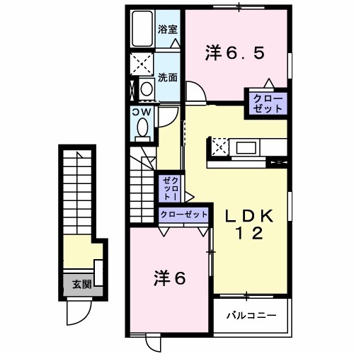 アンジェリカ　Ｃ 間取り