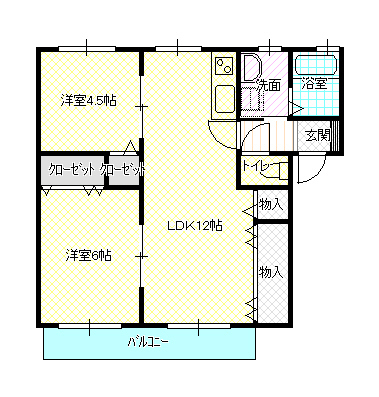 アネックスみやび 間取り