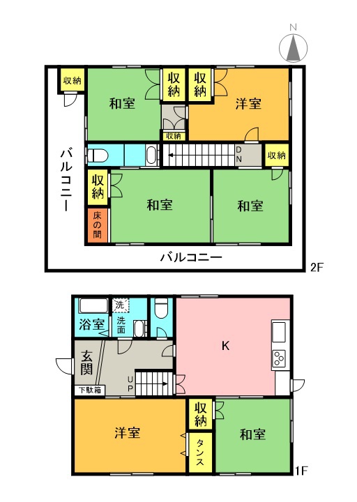 鴨島戸建て（Ｏ邸） 間取り