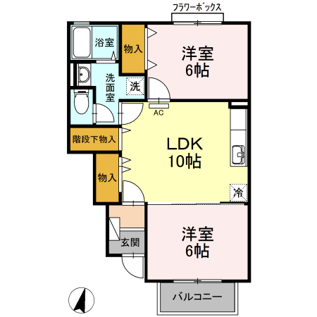 パティオ武中 間取り