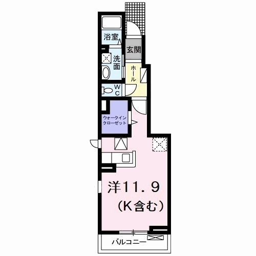 エルハーベン加茂宮Ａ 間取り