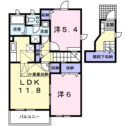 ガーデンハウスＴＡＤＡ　Ｂ 間取り