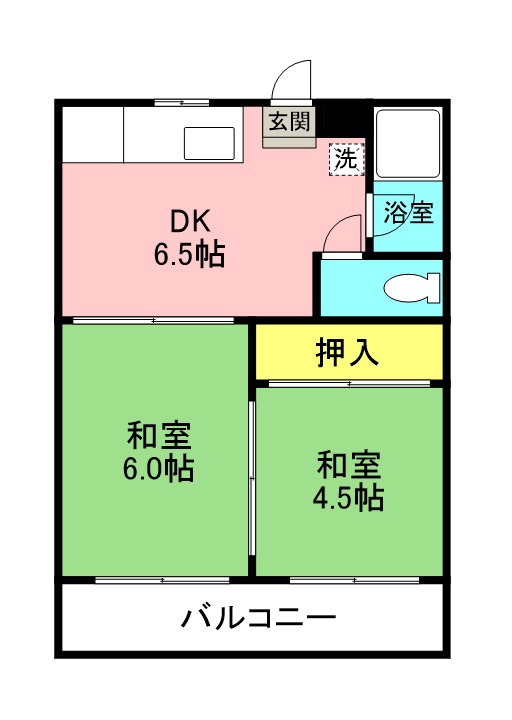 コーポ荒木 間取り