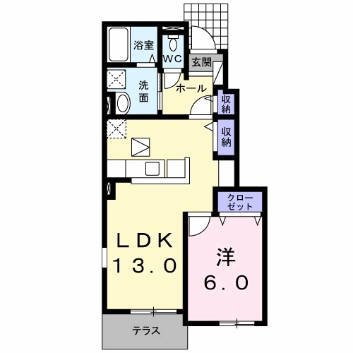 フォンテーヌ　ドール 間取り