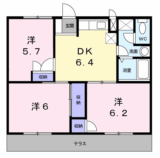 マツモトＧマンションＢ 間取り