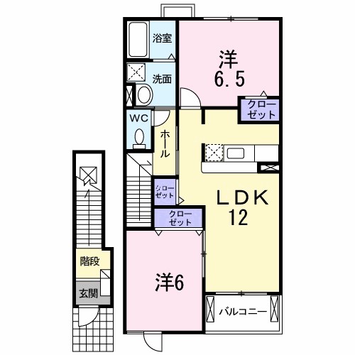 アンジェリカ　Ｃ 間取り
