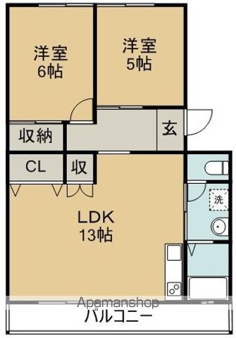 天神マンションⅠ・Ⅱ 間取り