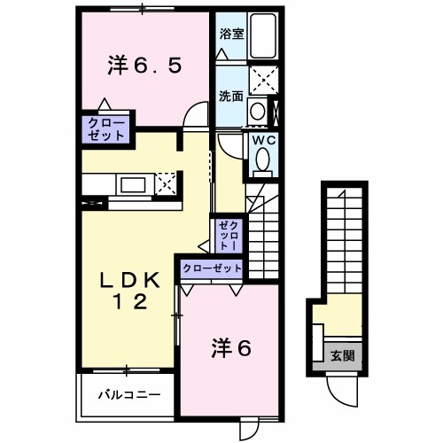 アンジェリカ　Ｂ 間取り