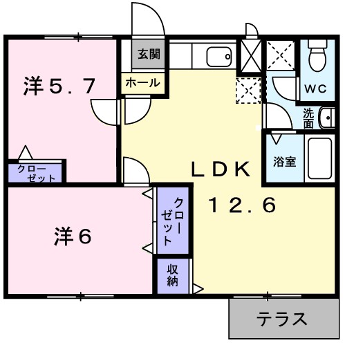 マツモトＧマンションＡ 間取り