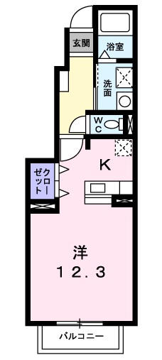 サンピアス　江川 間取り