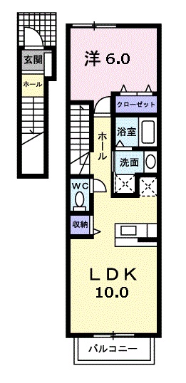 サンピアス　江川 間取り