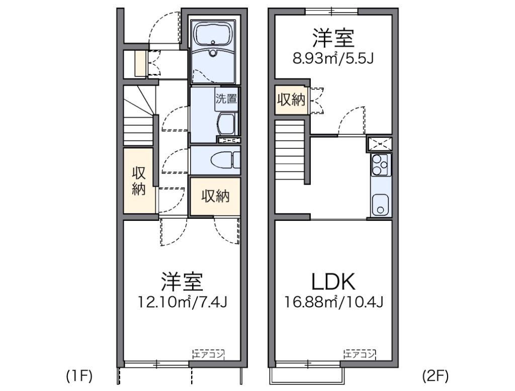 レオネクスト住吉Ｂ 間取り