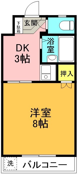 ハイツラムー 間取り