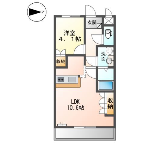 ＭＹーｓｈｉｎｅ　大島 間取り