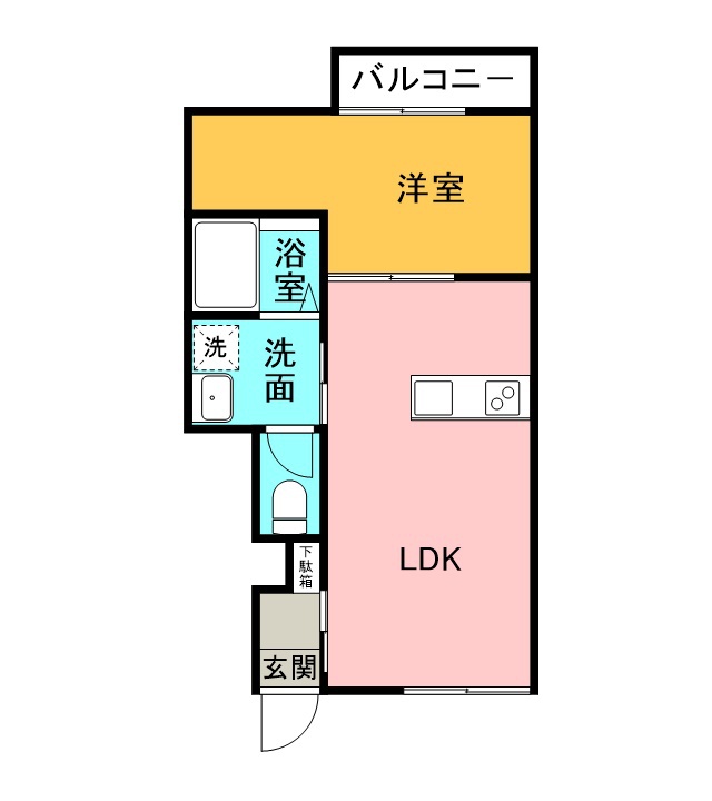 ピース・スクエア羽ノ浦Ｂ 間取り