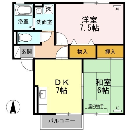 スイートハウス　Ⅰ棟 間取り