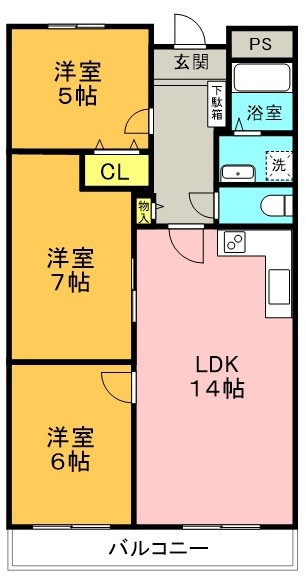 アクティー川島 間取り