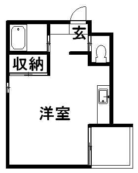メゾンオレンジ３Ｂ 間取り