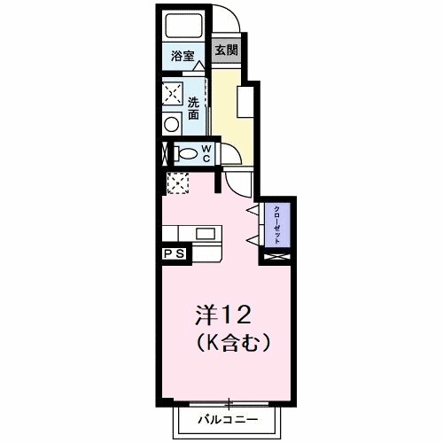 シャン・ド・フルール　Ｂ 間取り