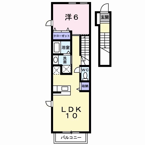 オレンジ　ハイツ　Ｂ 間取り