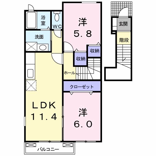 エスペランサ　Ａ 間取り