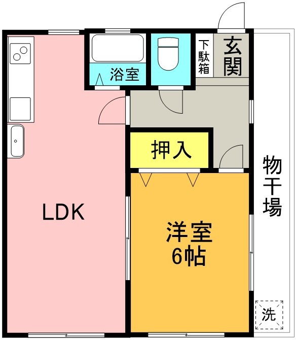 新居ハイツ 間取り