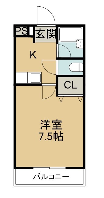 クリスタルハイツ１ 間取り