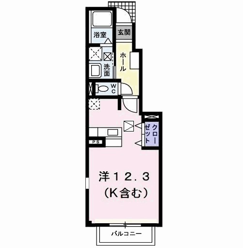 オレンジ　ハイツ　Ａ 間取り