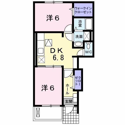 サニーブライト　Ａ 間取り