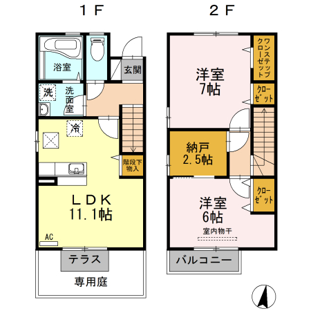 プリマ　クレール　Ｃ棟 間取り