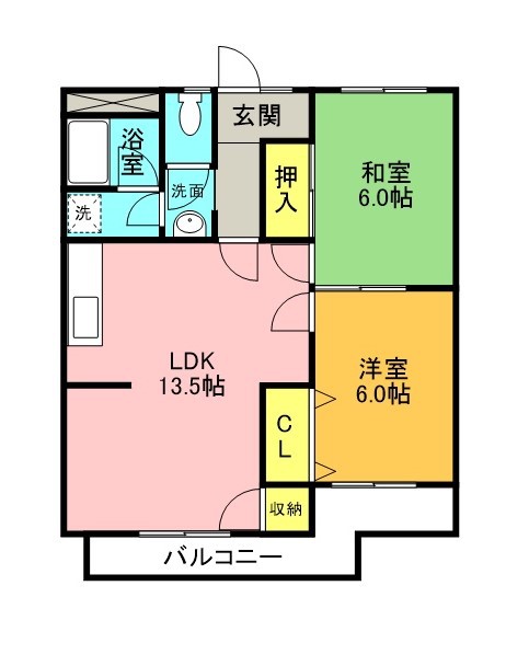 ロイヤルグレースコーポ阿部 間取り