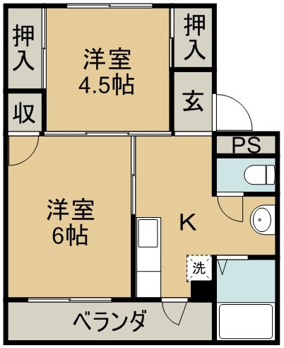 ヴィラナリー横見Ⅰ 間取り