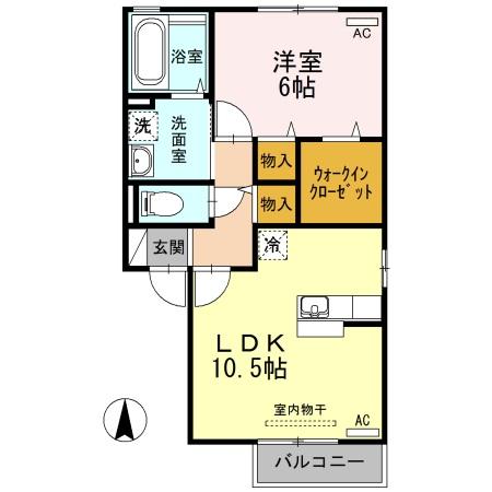 コーポＫ　Ｃ棟 間取り