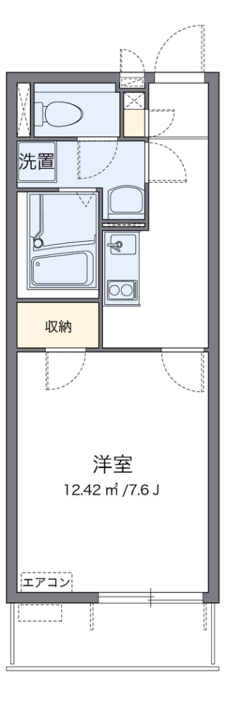 クレイノ幸成 間取り