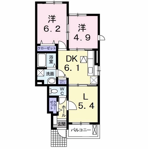 プリマベーラ　Ｄ 間取り