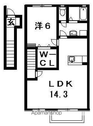 ドエル四季Ⅰ番館 間取り