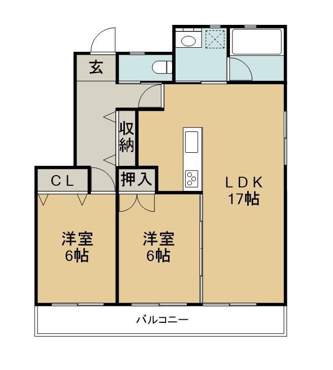 ハウズ坂口 間取り