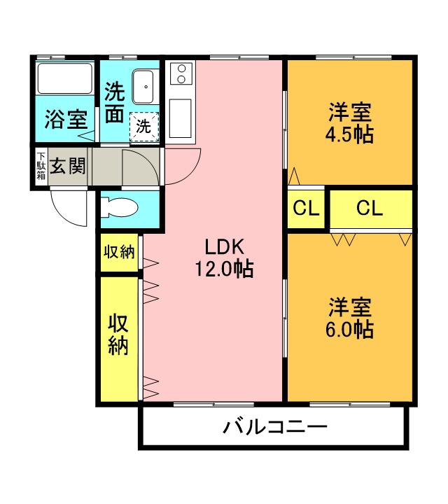 アネックスみやび 間取り