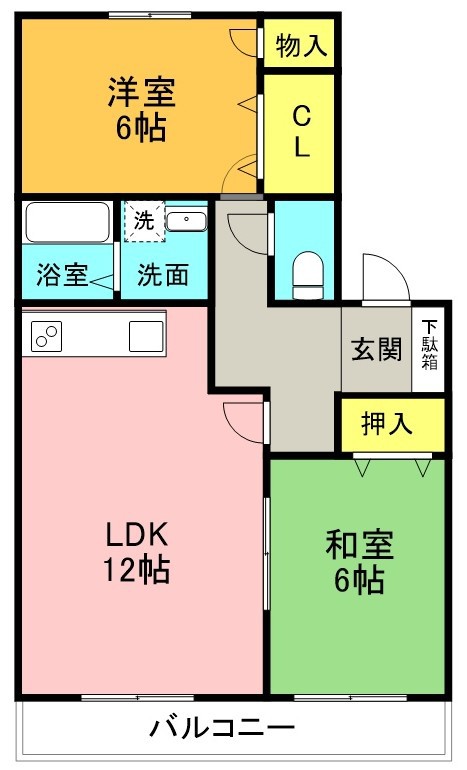 コーポフタバ 間取り