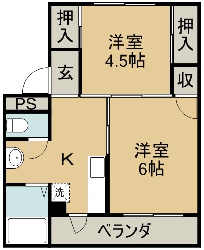 ヴィラナリー横見Ⅰ 間取り