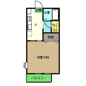 エルメゾン蔵本 間取り
